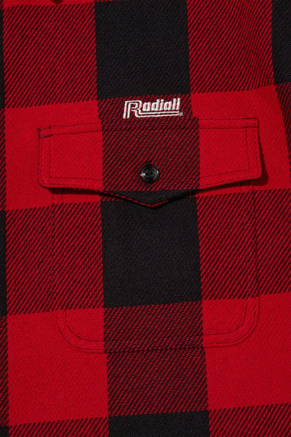 Radiall Tailgate L/S Shirt - Red - Radiall - URAHARA