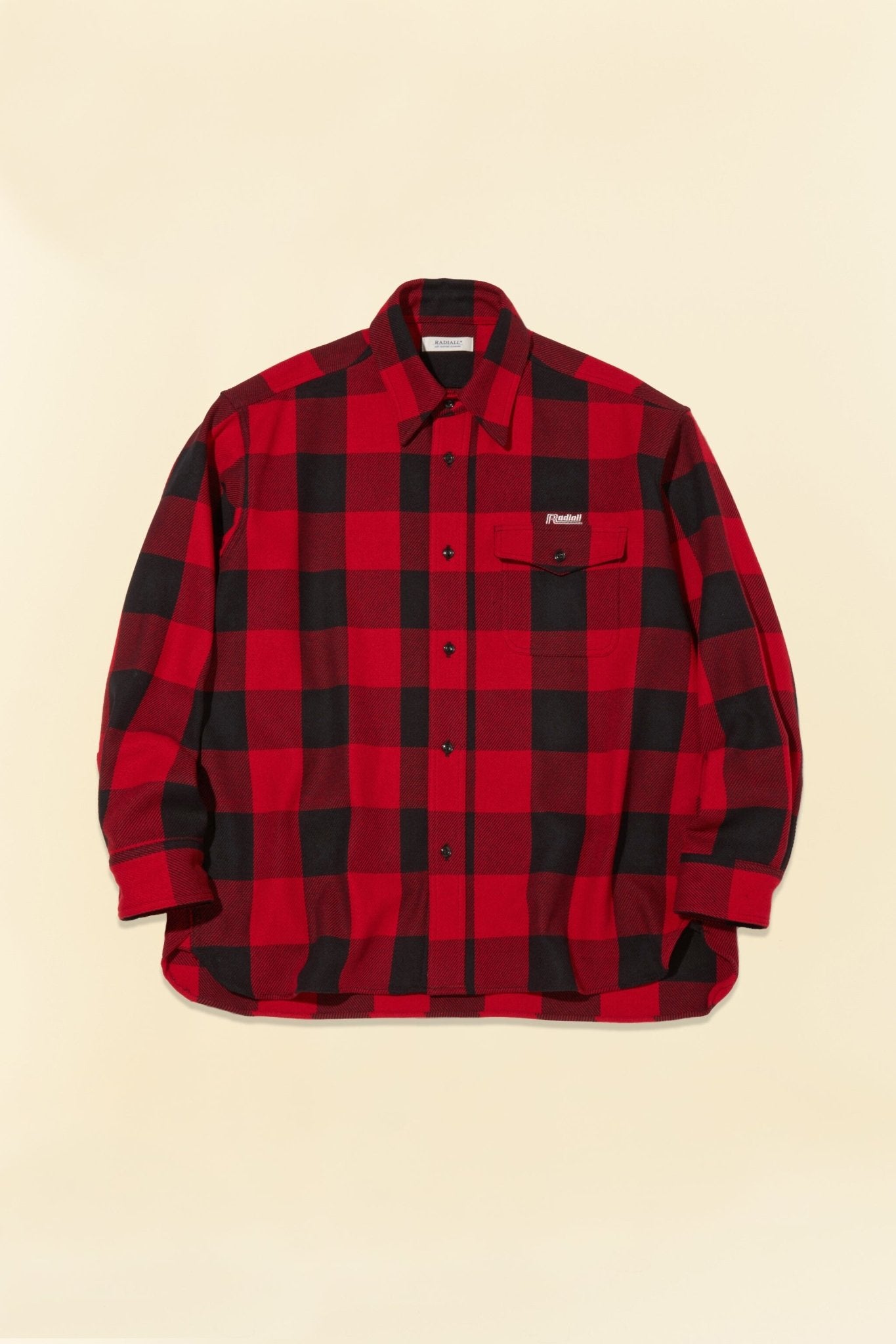 Radiall Tailgate L/S Shirt - Red - Radiall - URAHARA