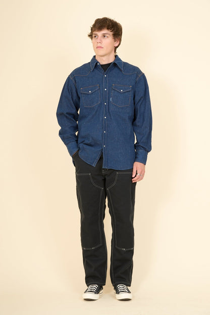 Radiall True Deal Shirt L/S - Deep Indigo - Radiall - URAHARA