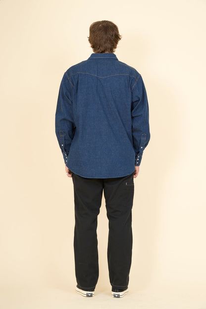 Radiall True Deal Shirt L/S - Deep Indigo - Radiall - URAHARA