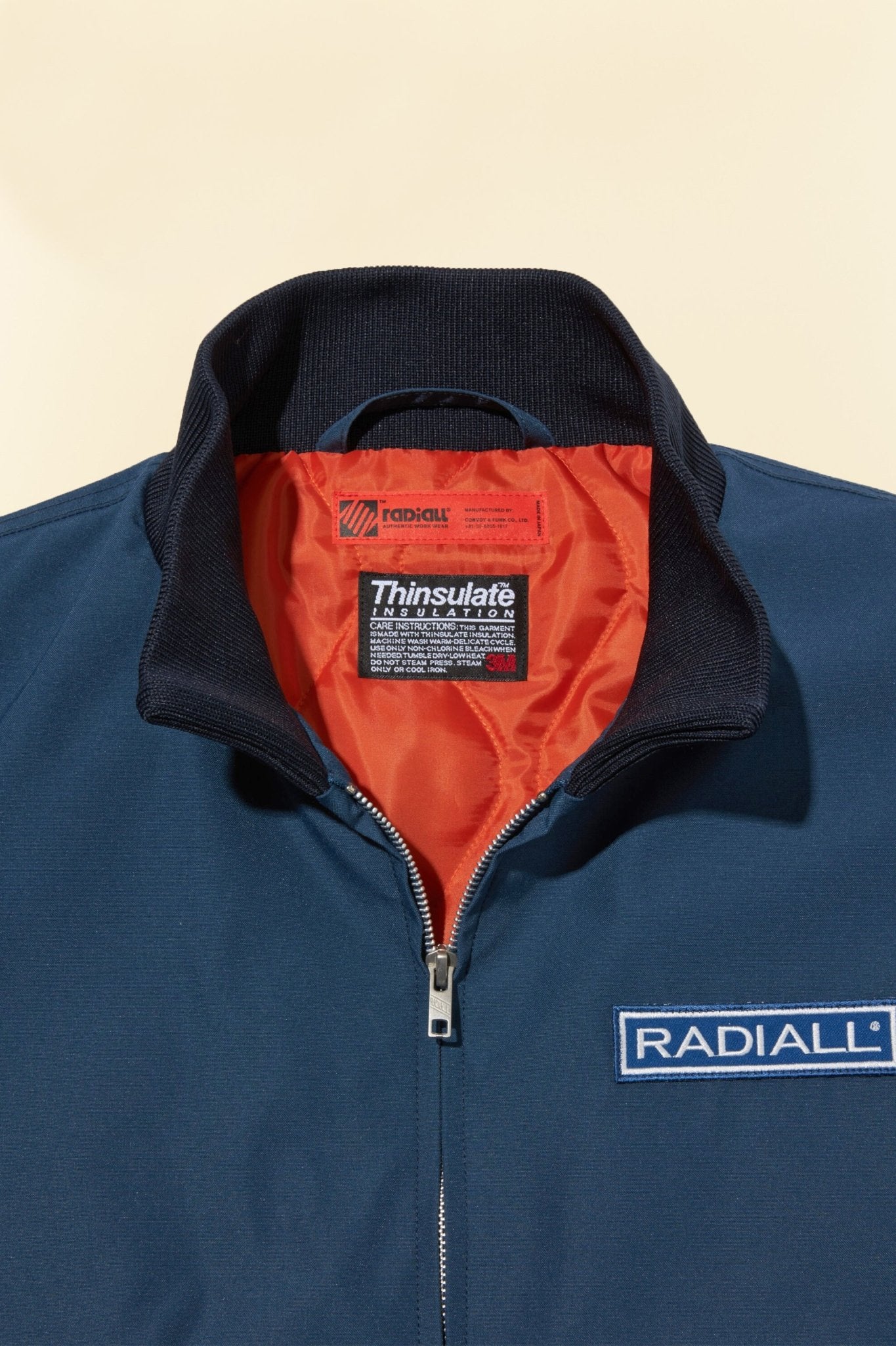 Radiall Wheels Zip Up Blouson - Navy – URAHARA 