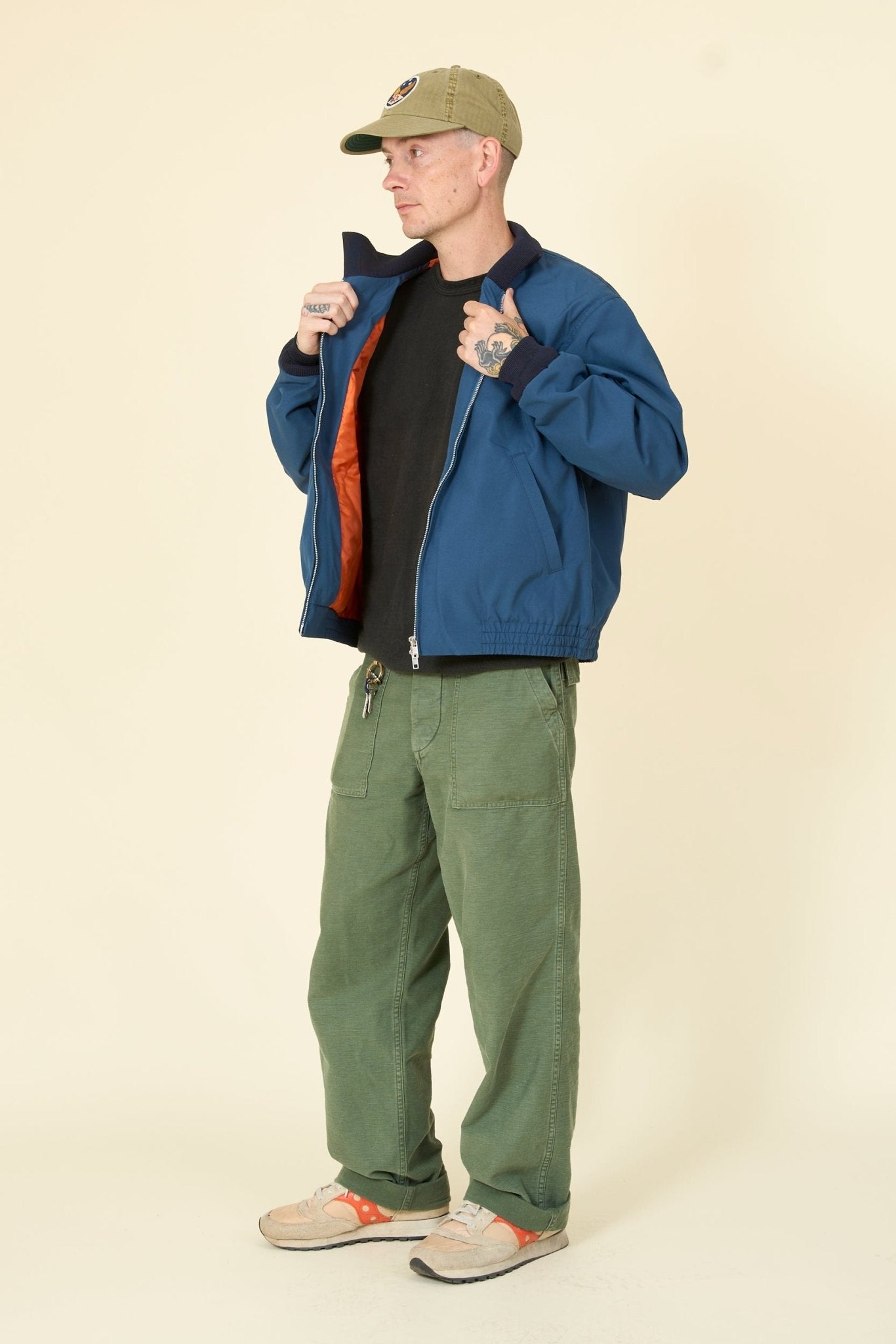 Radiall Wheels Zip Up Blouson - Navy – URAHARA 
