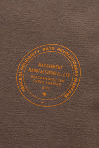 Rats Ash Long Sleeve T-shirt - Ash Brown -Rats - URAHARA