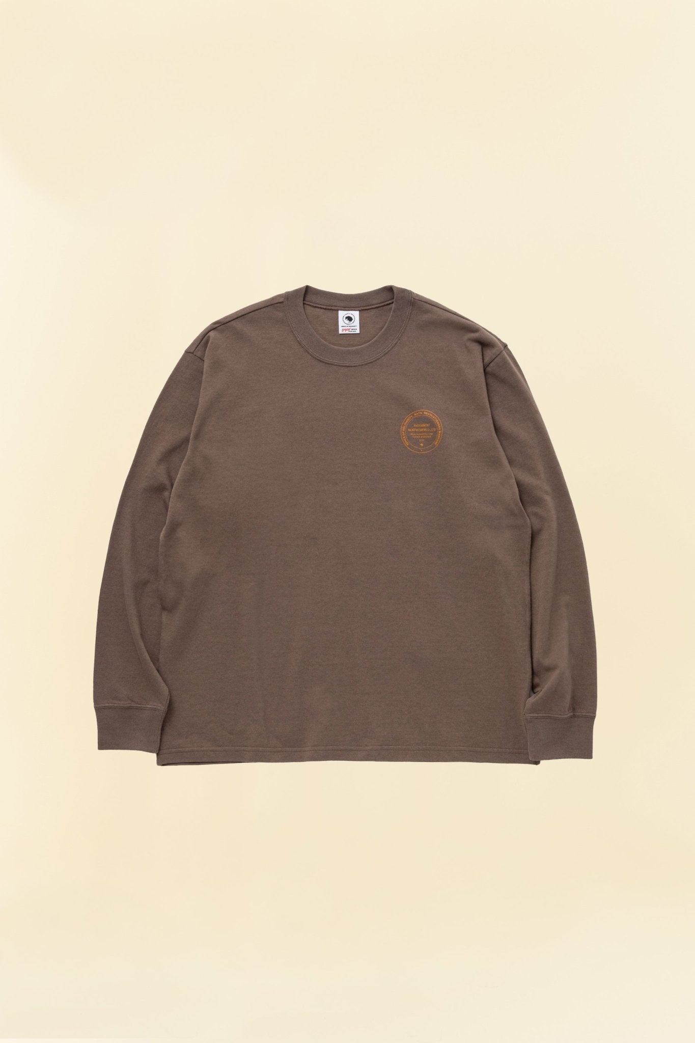 Rats Ash Long Sleeve T-shirt - Ash Brown -Rats - URAHARA