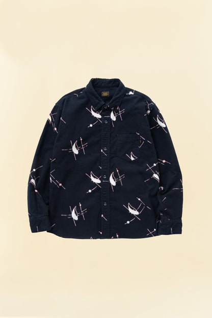 Rats Atomic Print Flannel Blond Shirt - Rats - URAHARA