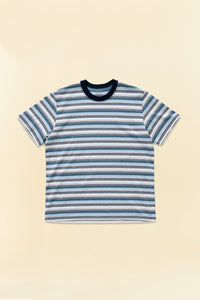 Rats Border Tee - Blue / White / Black - Rats - URAHARA