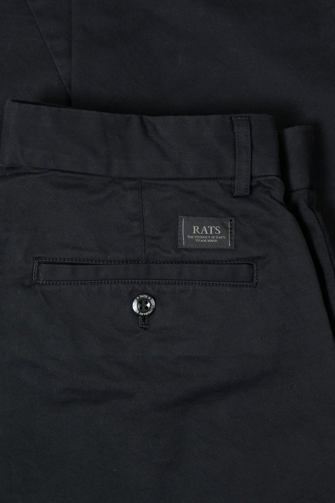 Rats LL Chino Pants - Black - Rats - URAHARA