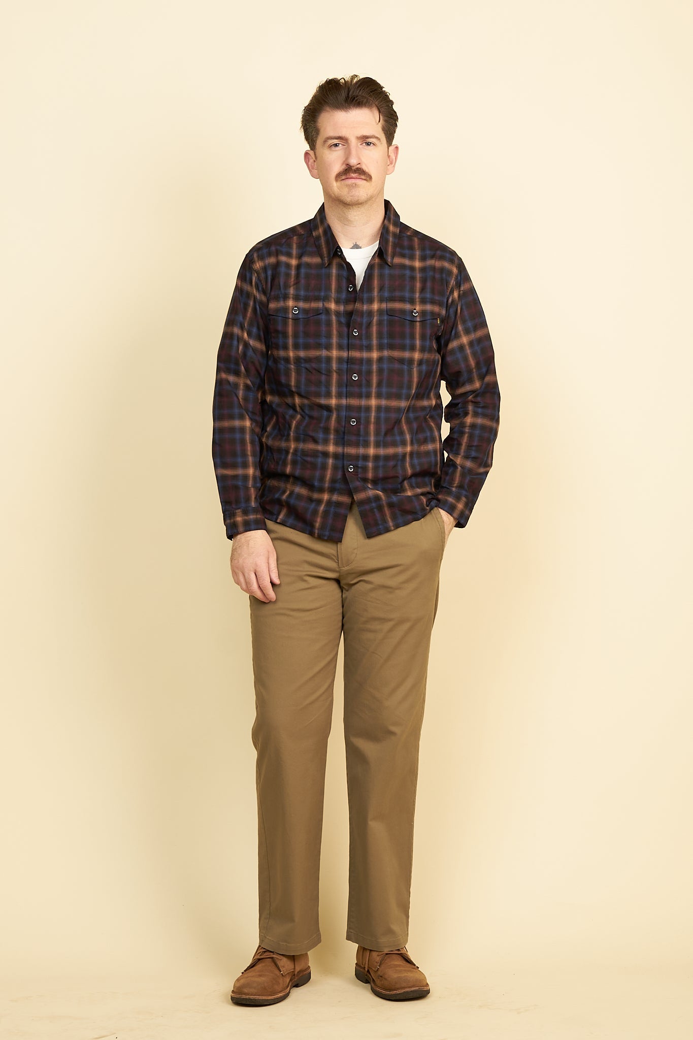Rats Ombre Check Shirt - Black – URAHARA