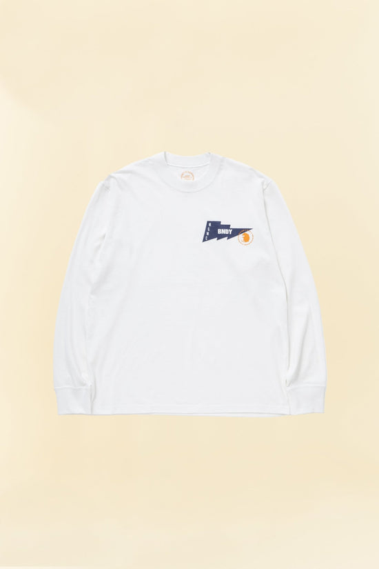 Rats Thunder Flag Long Sleeve T-shirt - White