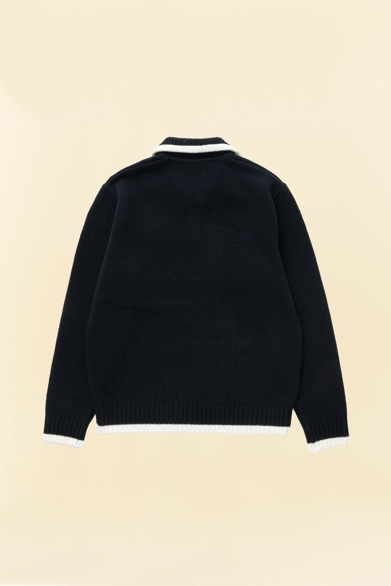 Rats Wool Cashmere Pullover Knit - Black - Rats - URAHARA