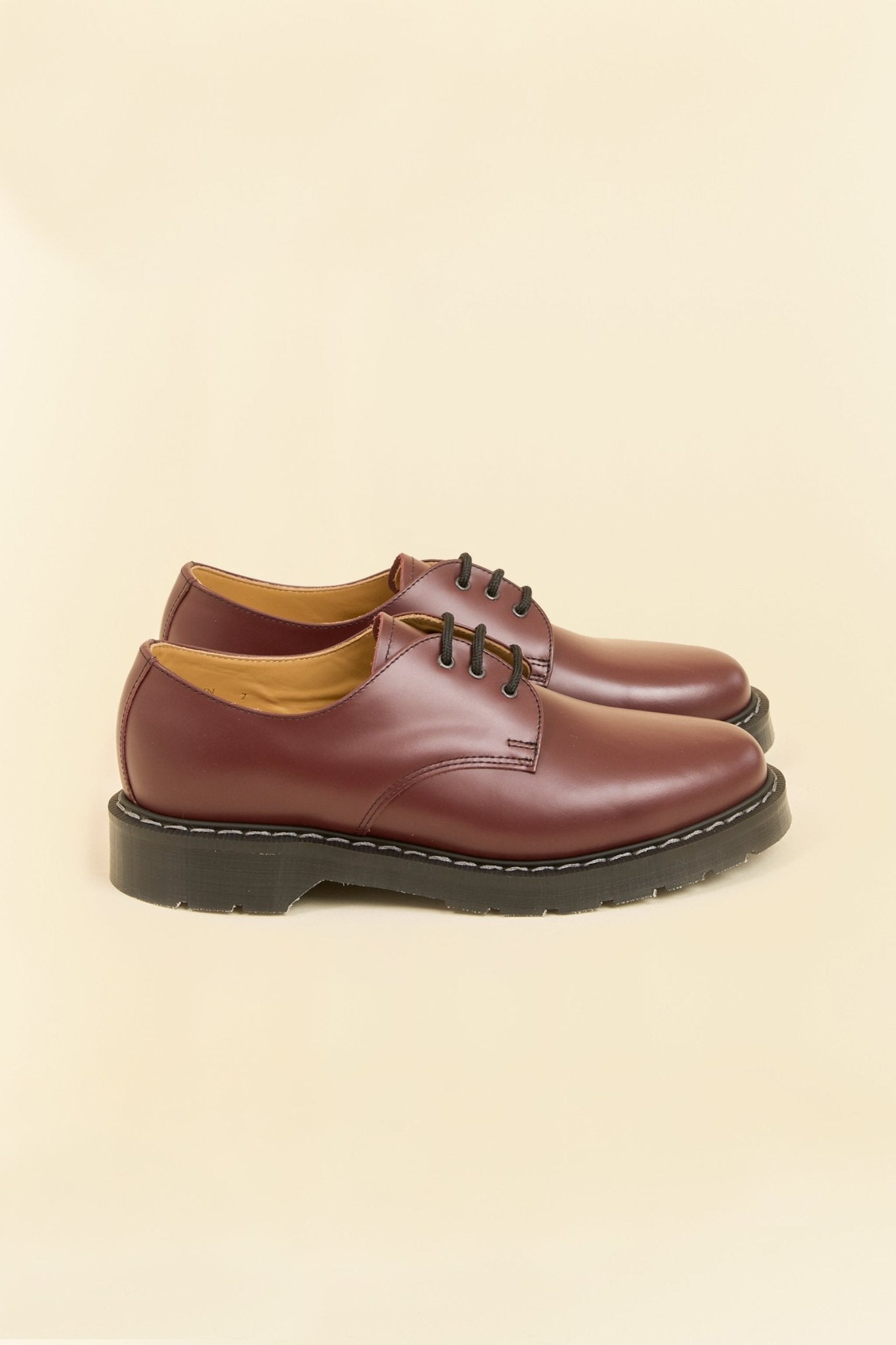 Solovair 3 Eye Gibson Shoe - Oxblood - Solovair - URAHARA