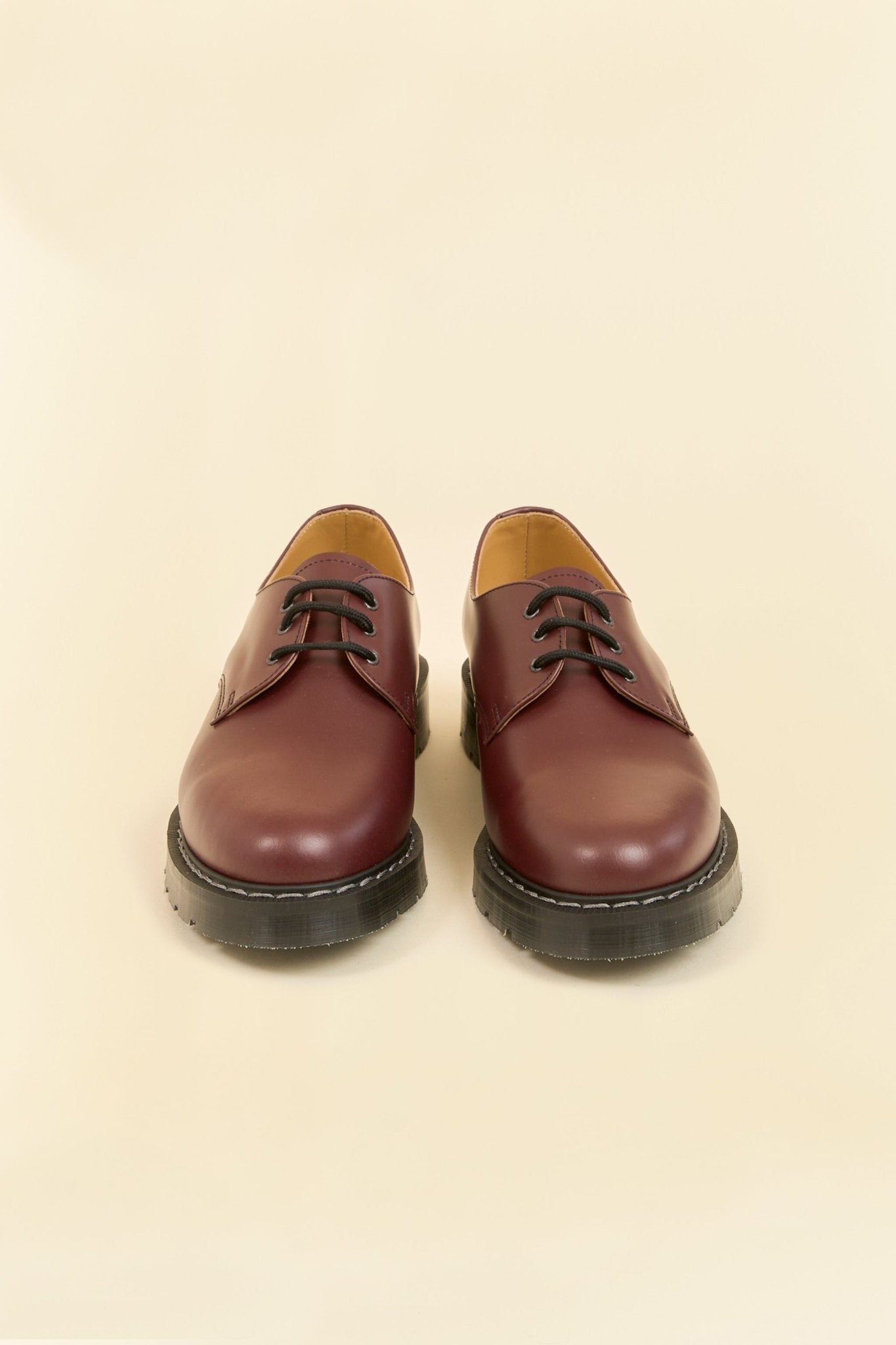 Solovair 3 Eye Gibson Shoe - Oxblood - Solovair - URAHARA