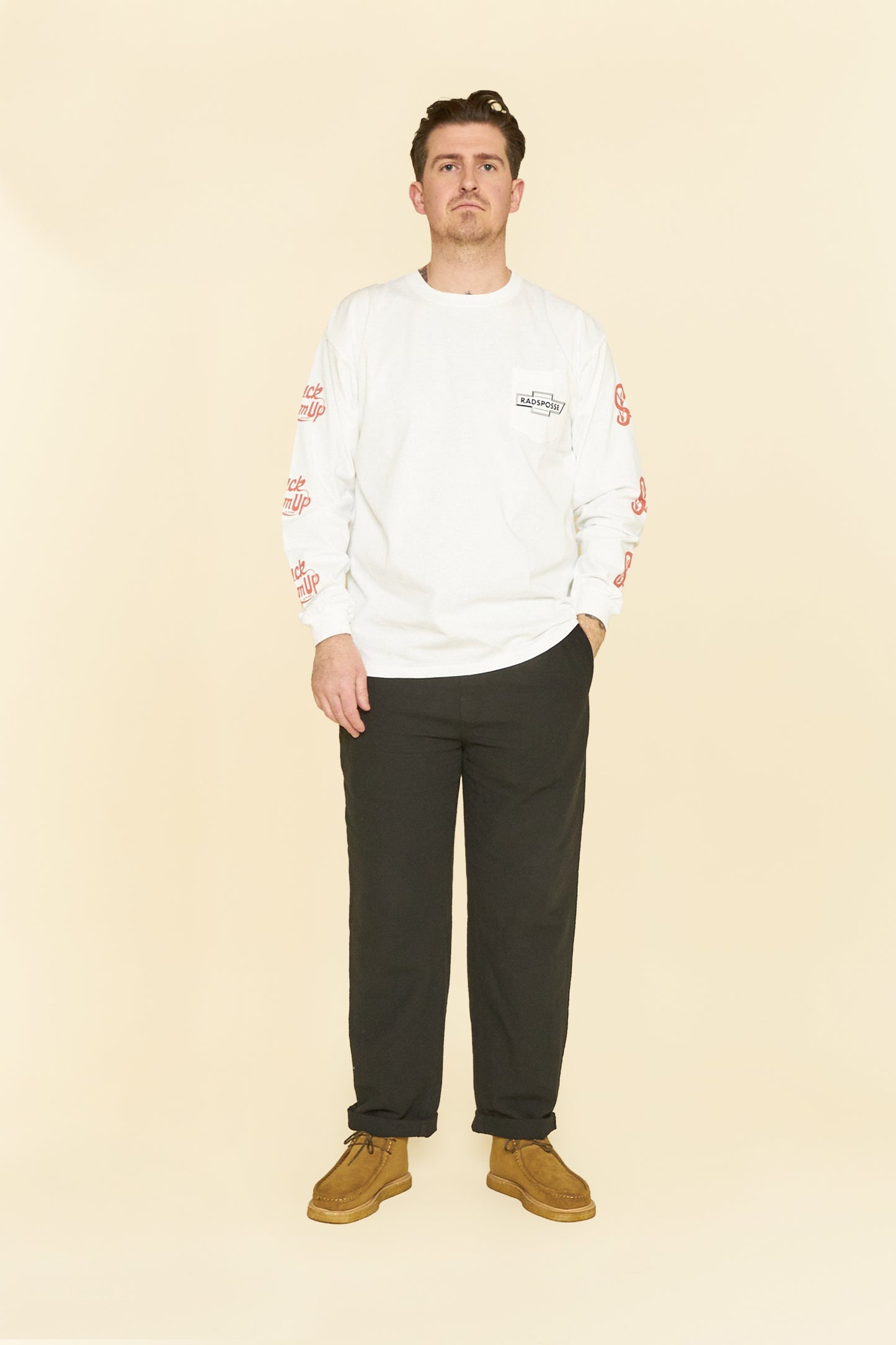 Radiall Posse L/S T-Shirt - White