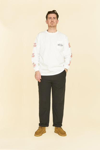 Radiall Posse L/S T-Shirt - White