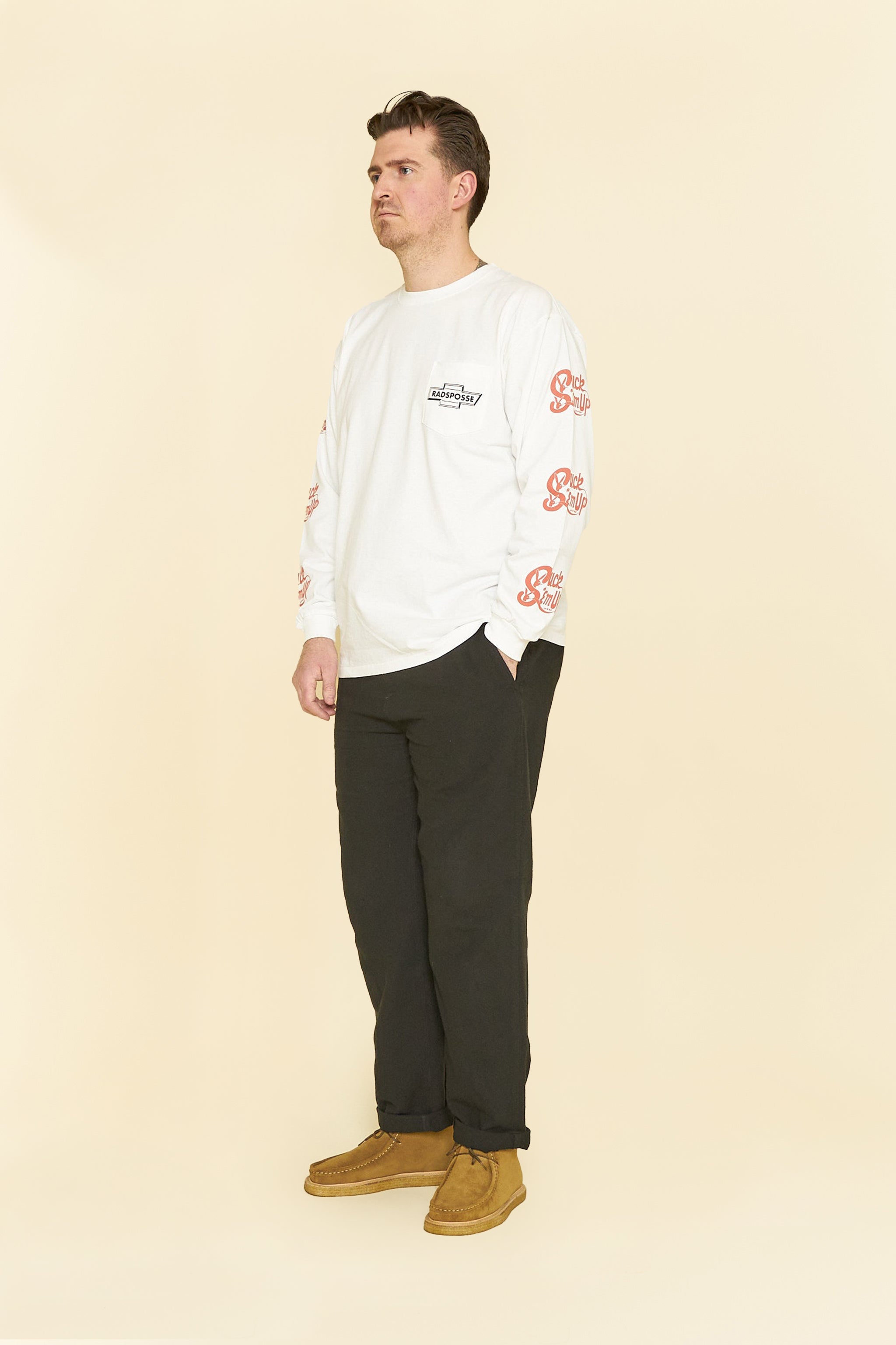 Radiall Posse L/S T-Shirt - White