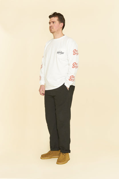Radiall Posse L/S T-Shirt - White
