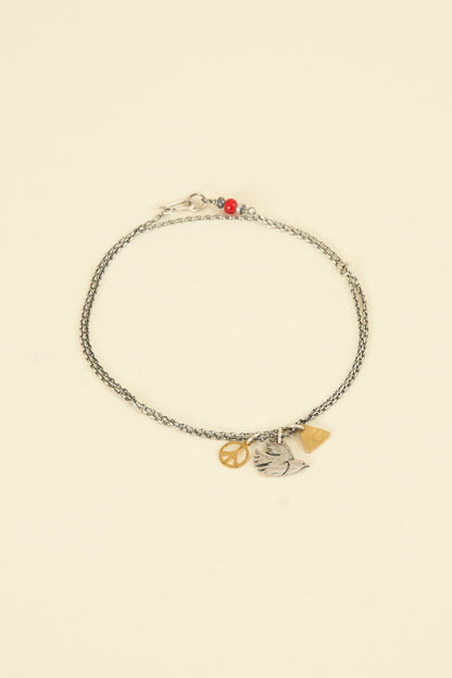 SunKu Dove Necklace - Silver / Gold / Red [SK - 175] - SunKu 39 - URAHARA