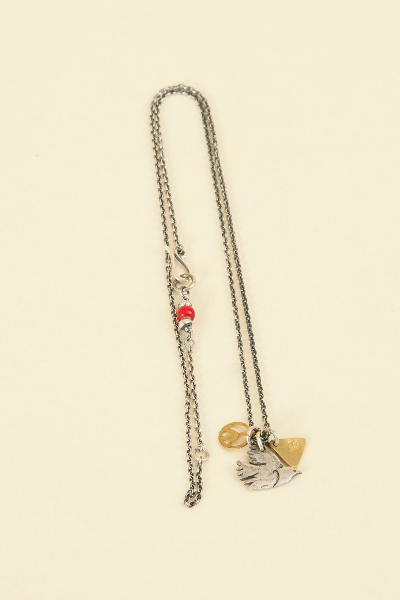 SunKu Dove Necklace - Silver / Gold / Red [SK - 175] - SunKu 39 - URAHARA