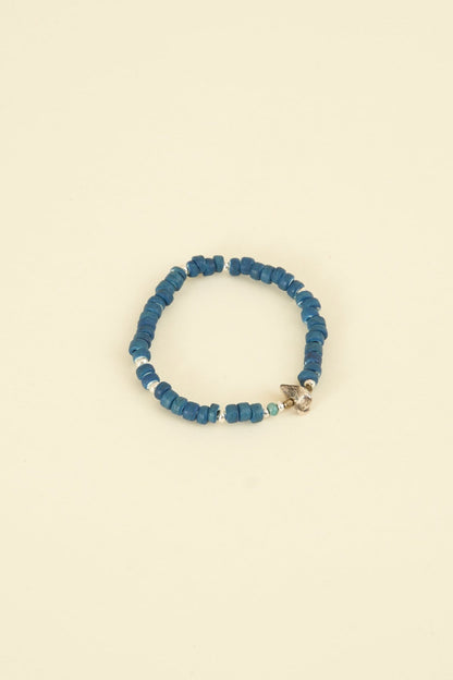 SunKu Indigo Dye Medium Beads Bracelet [SK - 068] - SunKu 39 - URAHARA