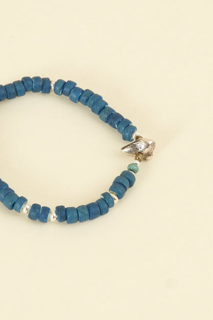 SunKu Indigo Dye Medium Beads Bracelet [SK - 068] - SunKu 39 - URAHARA