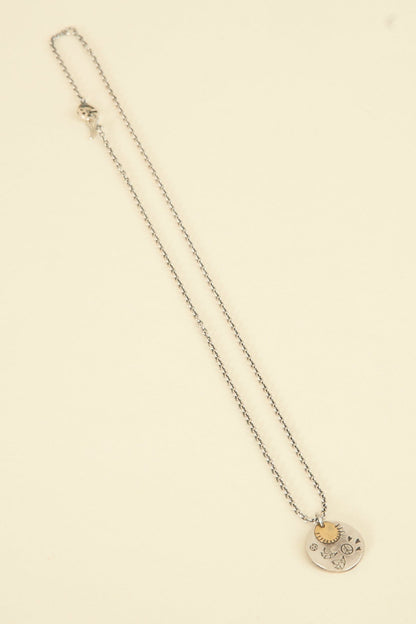 SunKu Love & Peace Necklace - Silver / Gold [SK - 017] - SunKu 39 - URAHARA