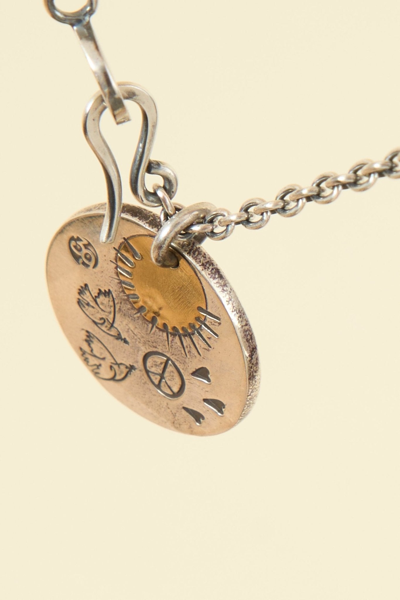 SunKu Love & Peace Necklace - Silver / Gold [SK - 017] - SunKu 39 - URAHARA