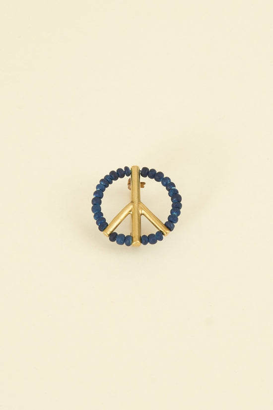 SunKu Peace Pin - Indigo / Gold
