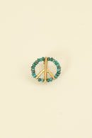 SunKu Peace Pin - Turquoise / Gold [SK - 129 - TUQ] - SunKu 39 - URAHARA