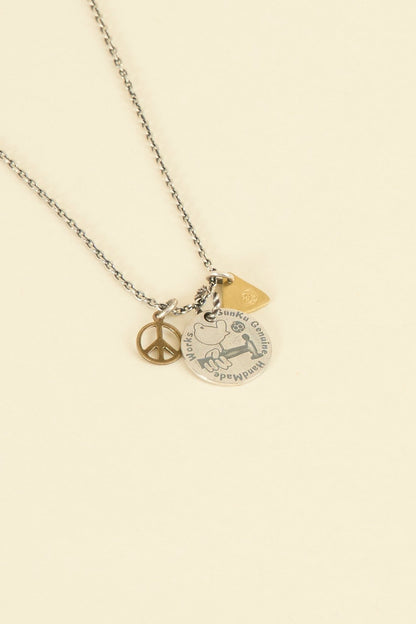 SunKu Plate Necklace - Silver / Gold [SK - 046] - SunKu 39 - URAHARA