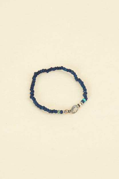 SunKu Star Concha Beads Bracelet - Indigo [SK - 207 - IDG] - SunKu 39 - URAHARA