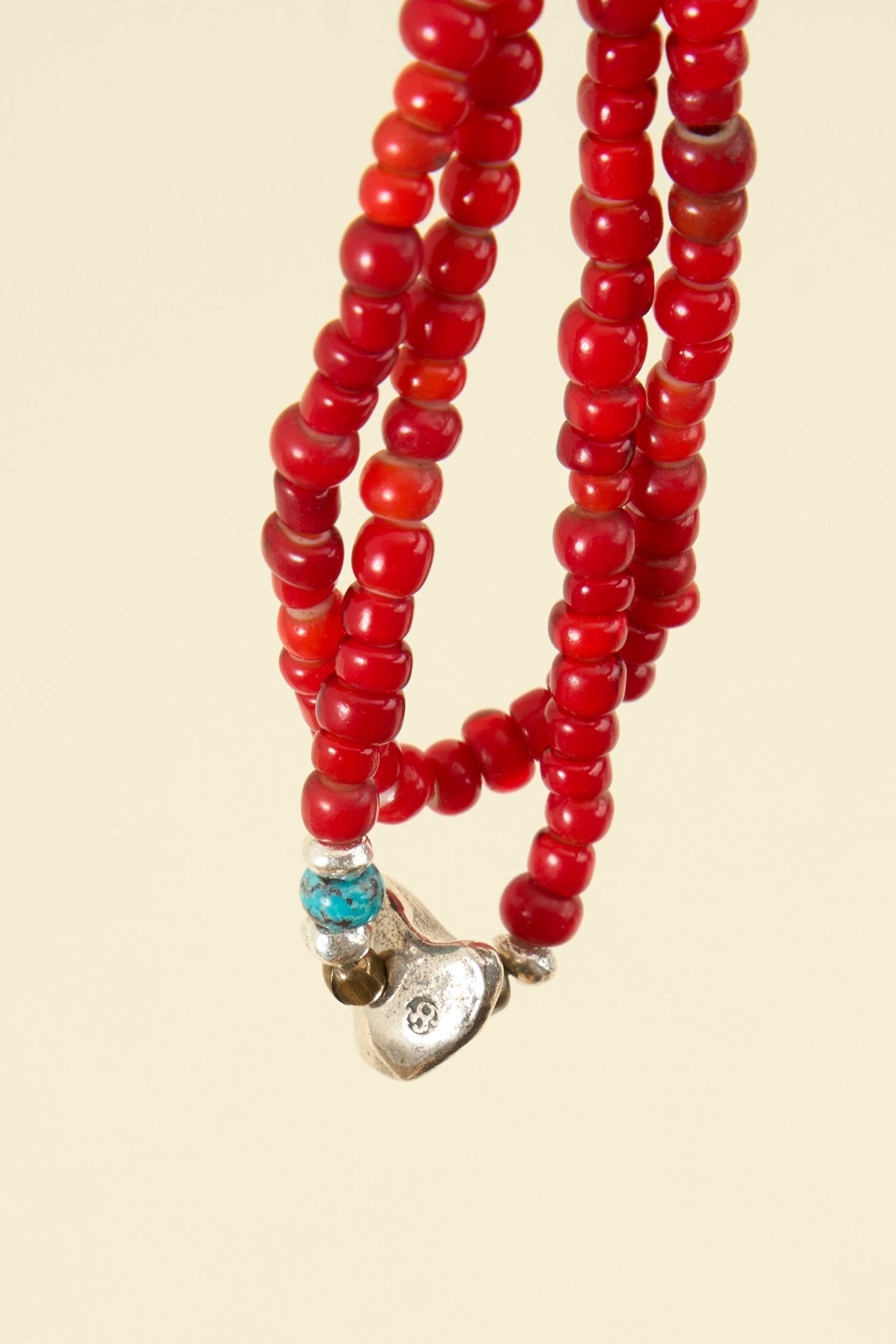 Sunku White Heart Necklace & Bracelet - Red [SK - 122] - SunKu 39 - URAHARA