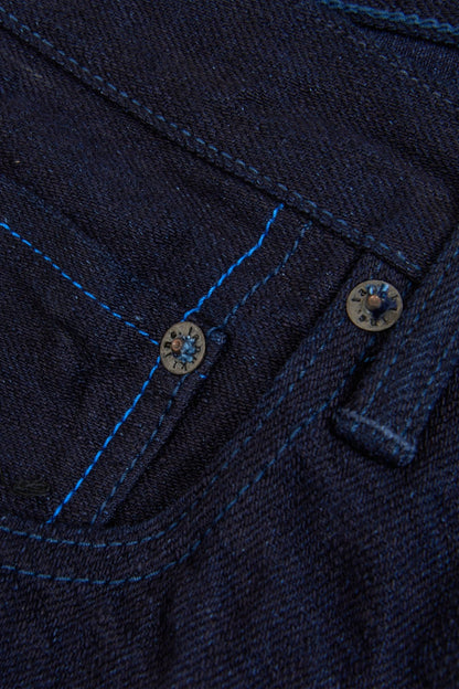 Tanuki 15oz "Double Indigo" High Rise Tapered Selvedge Jeans - Tanuki - URAHARA