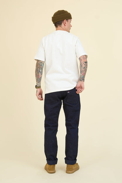 Tanuki 15oz "Double Indigo" High Rise Tapered Selvedge Jeans - Tanuki - URAHARA