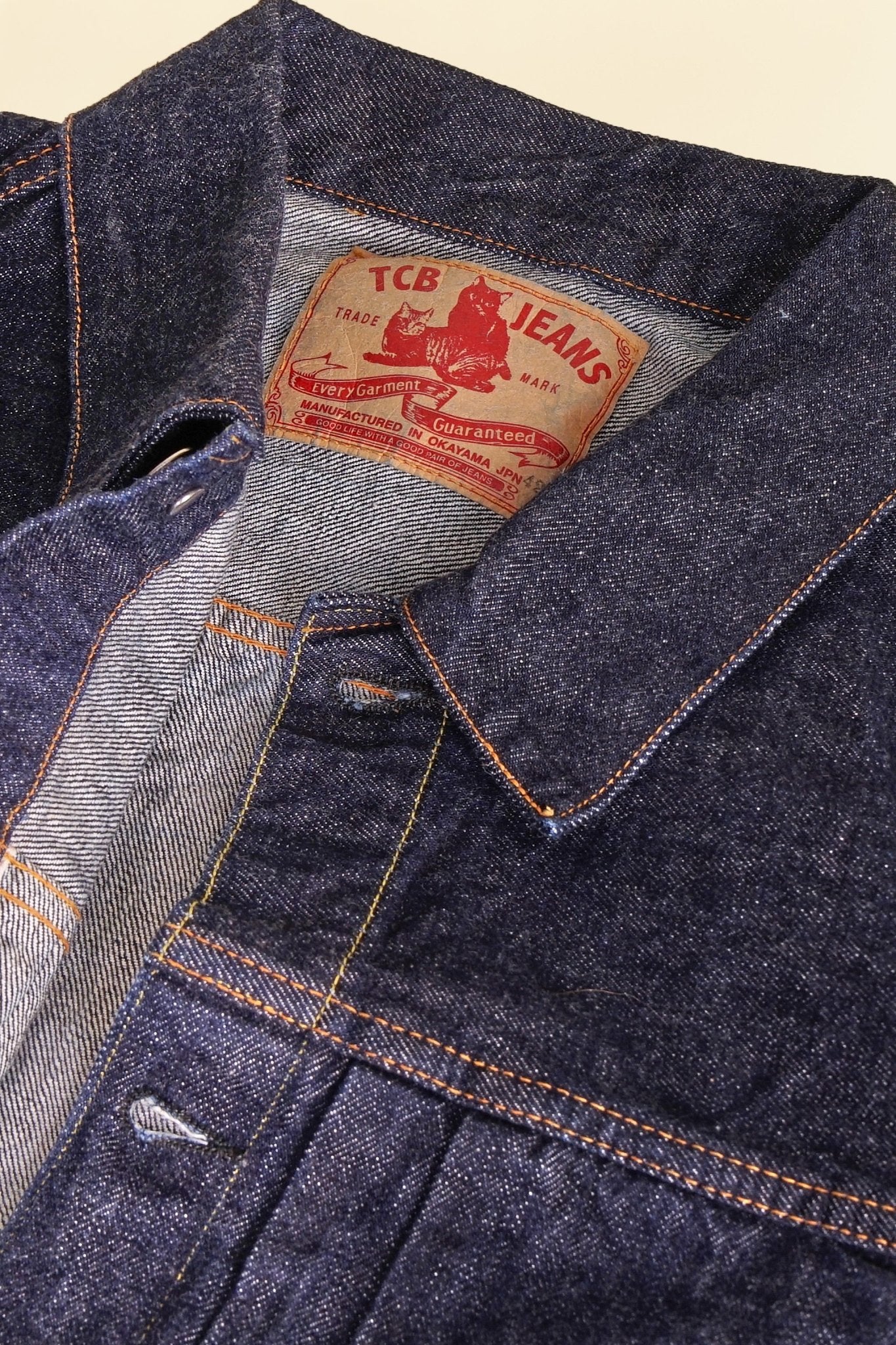 TCB 50's Type 2 Denim Jacket - TCB Jeans - URAHARA