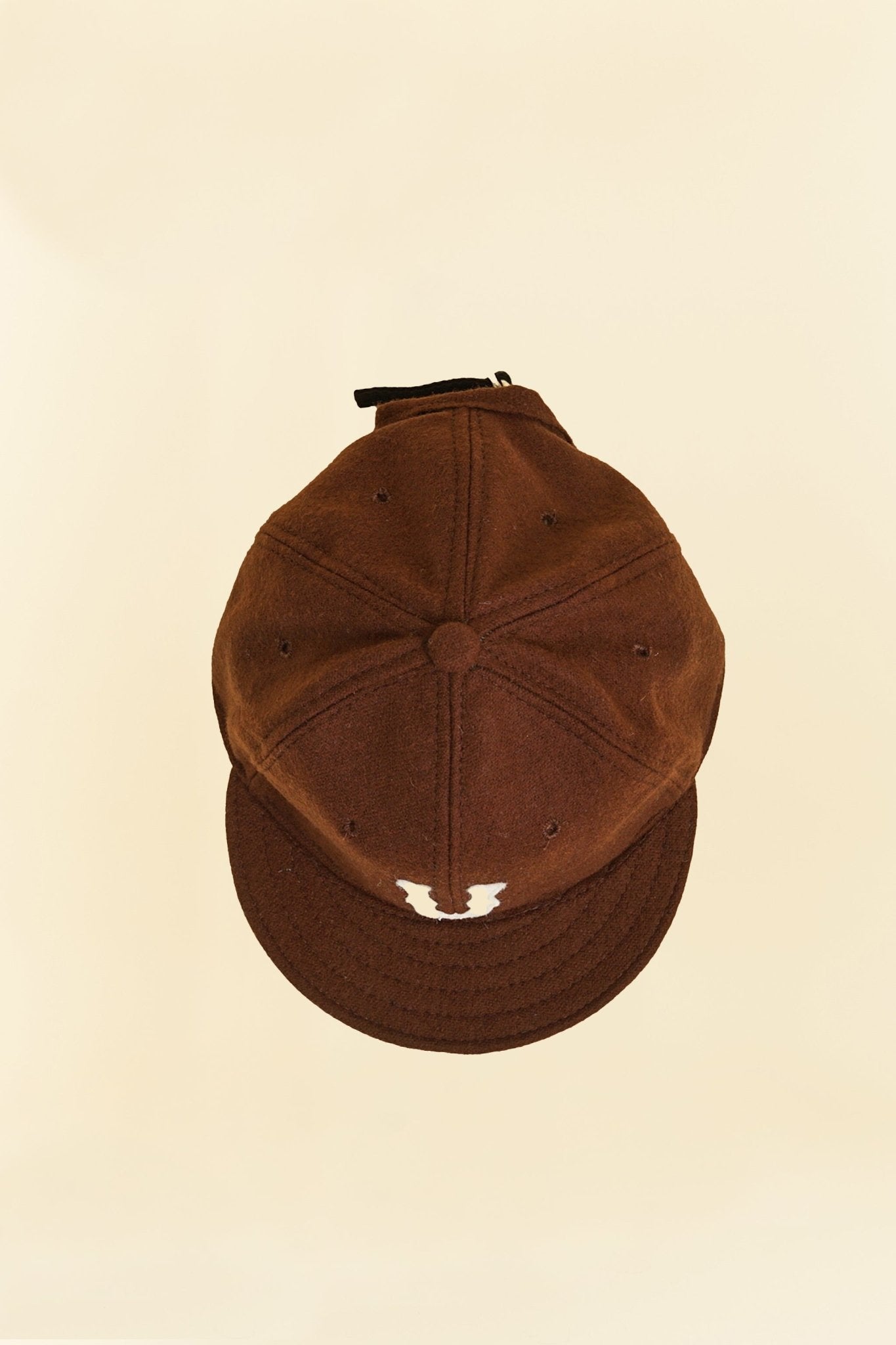 URAHARA x Troy O'Shea Early 1900's Baseball Cap - Brown Melton Wool -URAHARA - URAHARA