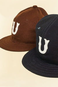 URAHARA x Troy O'Shea Early 1900's Baseball Cap - Japanese Indigo Cotton -URAHARA - URAHARA