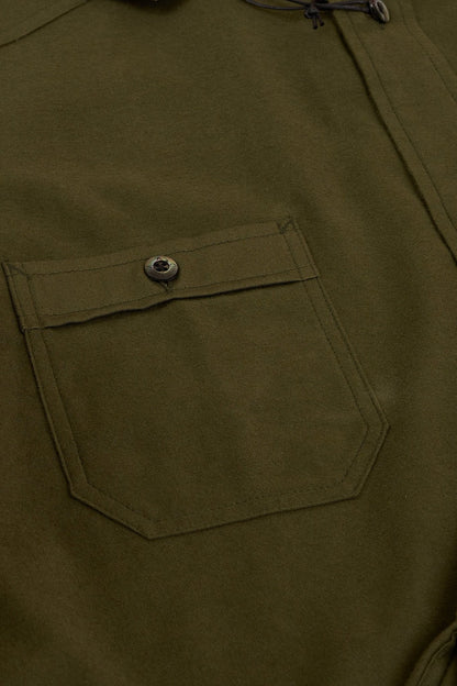 Addict Clothes ACVM Moleskin Shirt - Army Green -Addict Clothes - URAHARA