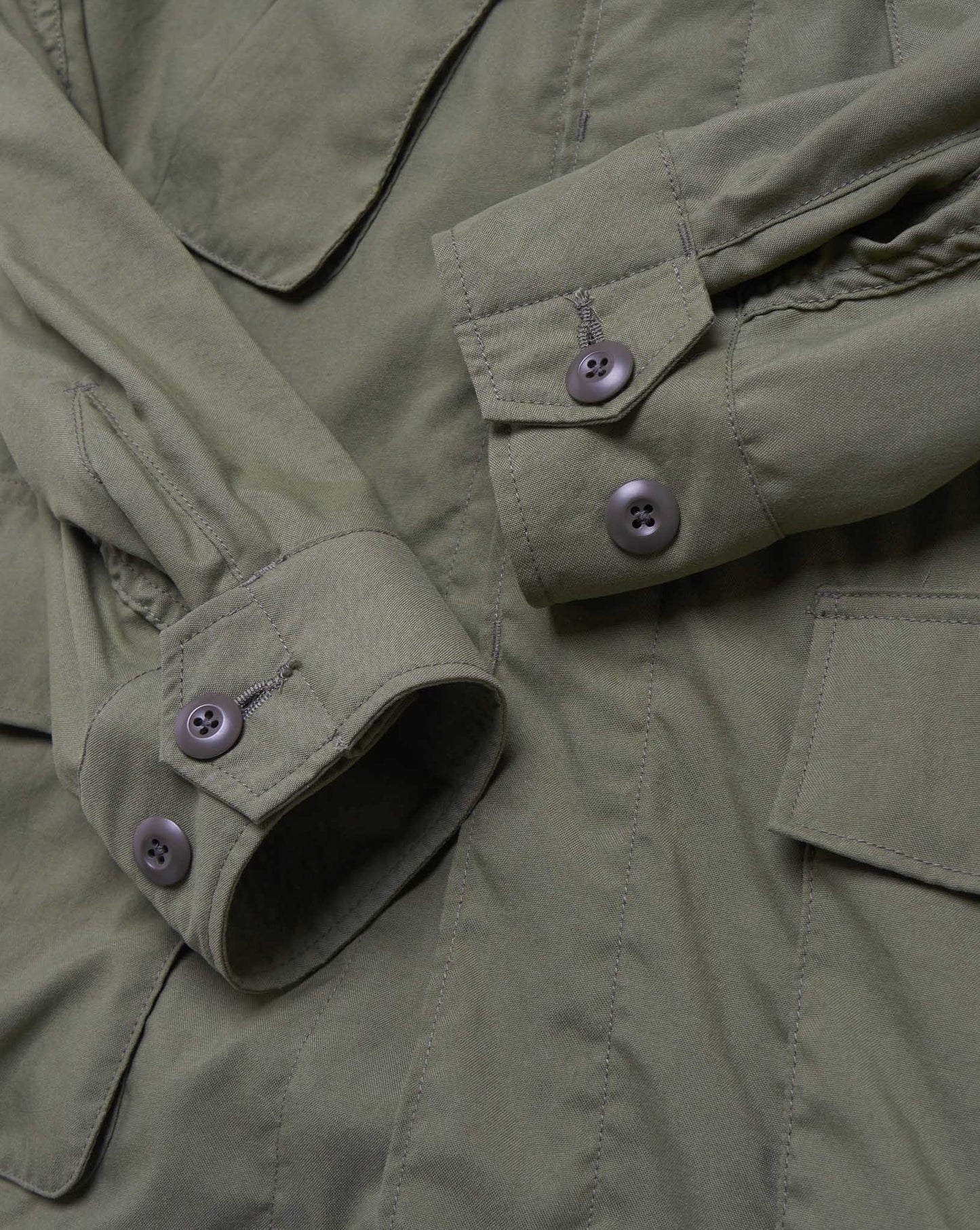 Addict Clothes ACVM Nylon Fatigue Jacket - Army Green -Addict Clothes - URAHARA