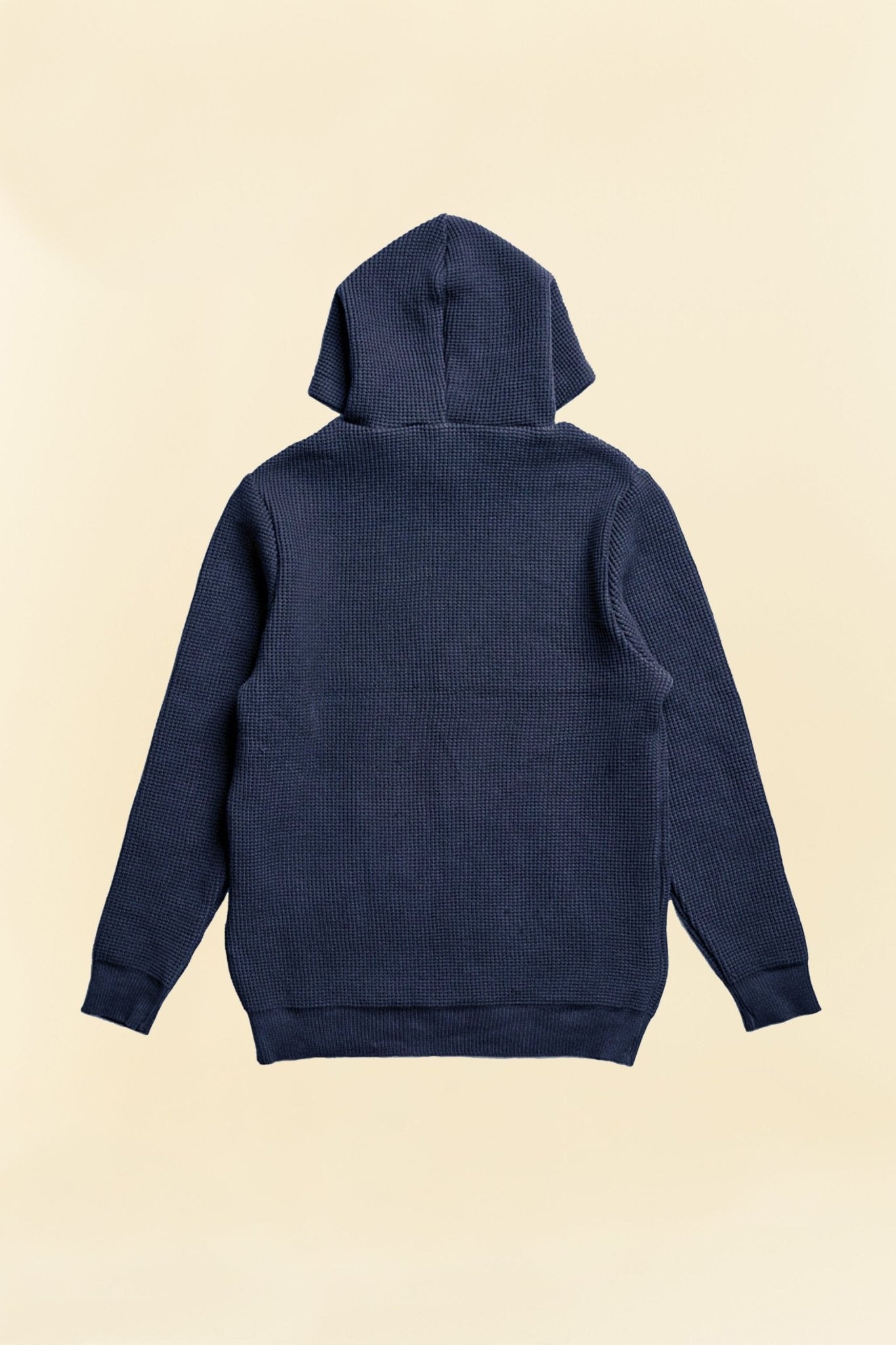 Addict Clothes ACVM Waffle Cotton Knit Hoodie - Ink Blue