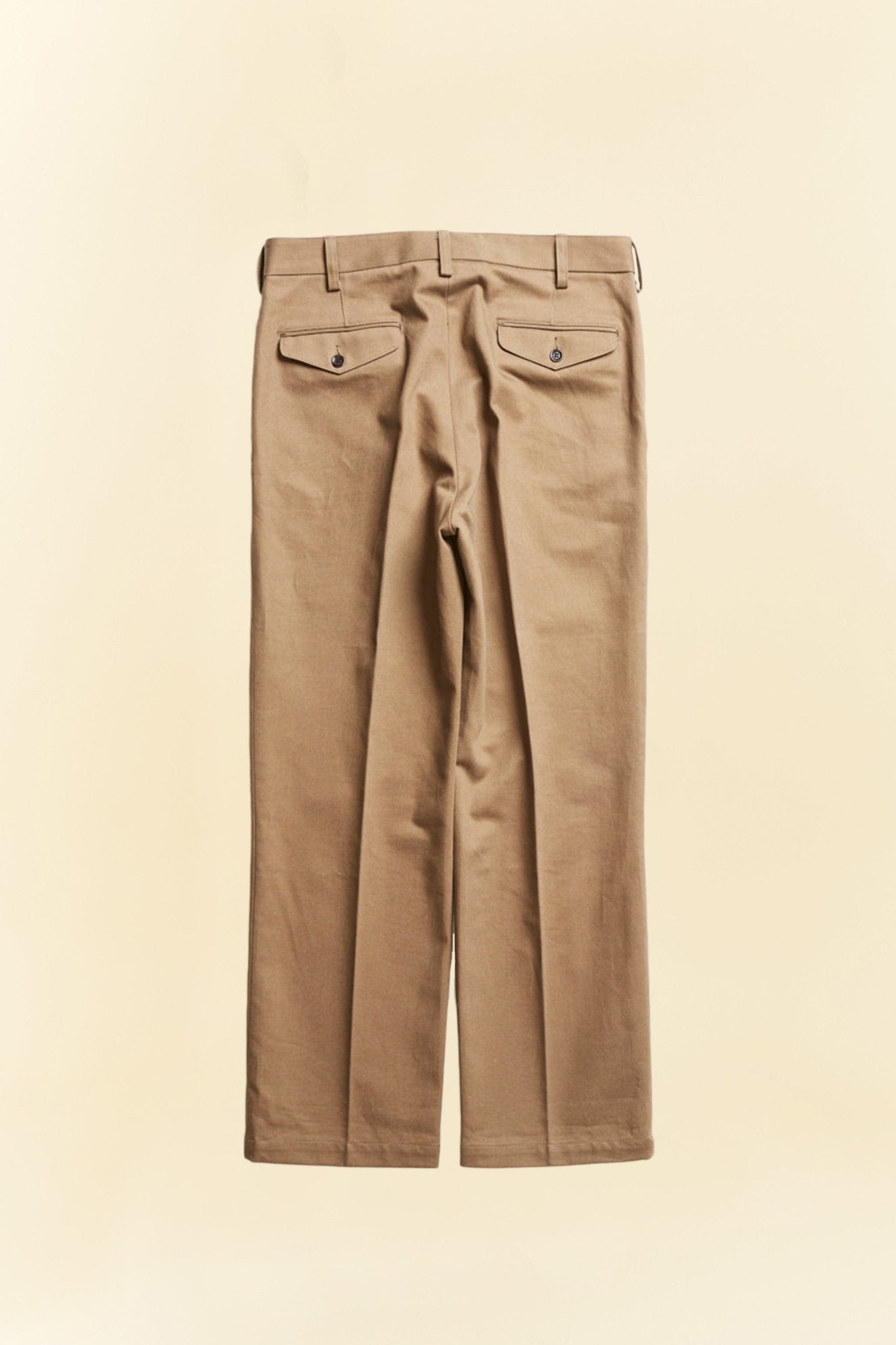 Addict Clothes Single Pleated Army Trousers - Khaki -Addict Clothes - URAHARA