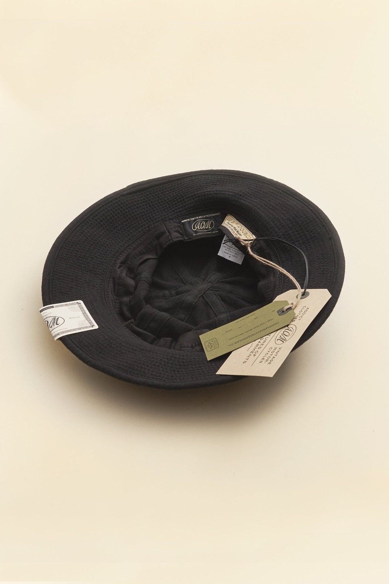 Addict Clothes x HW Dog & Co Linen Fatigue Hat - Black – URAHARA