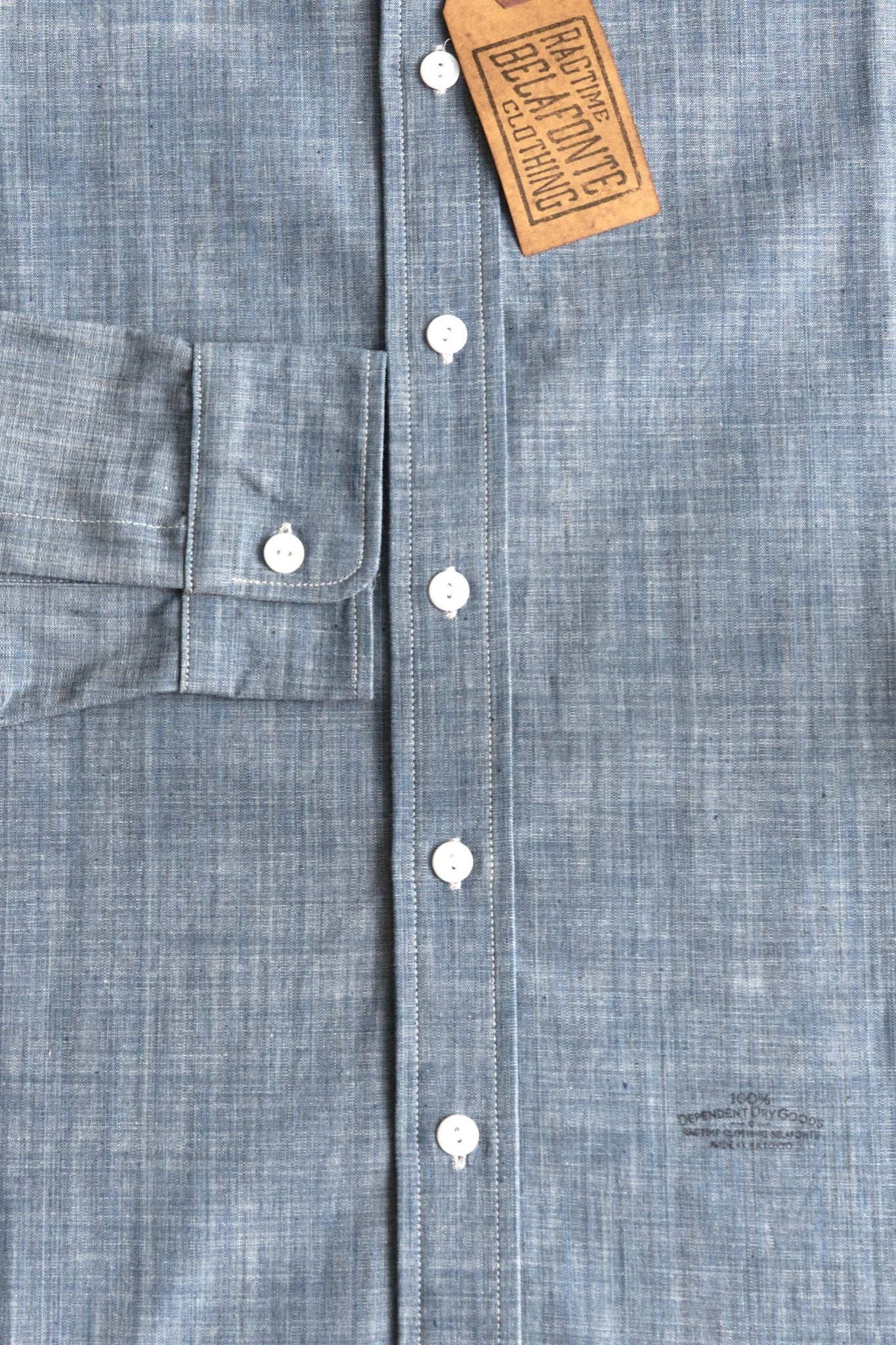 Belafonte Ragtime Band Collar B.Broad - Blue Chambray – URAHARA