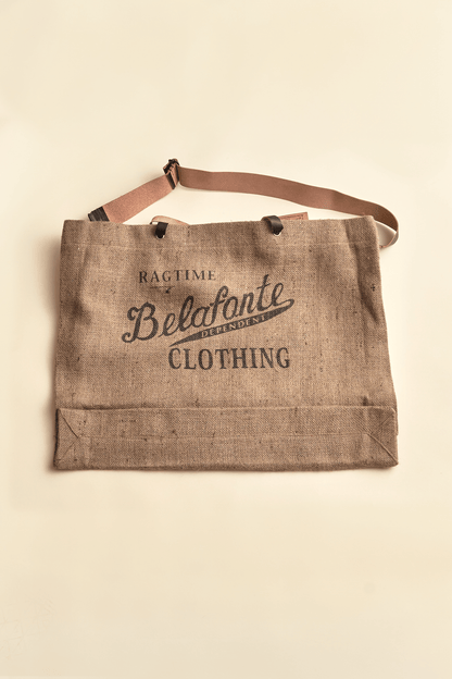 Belafonte Ragtime Store Script Bag - Jute Brown -Belafonte - URAHARA