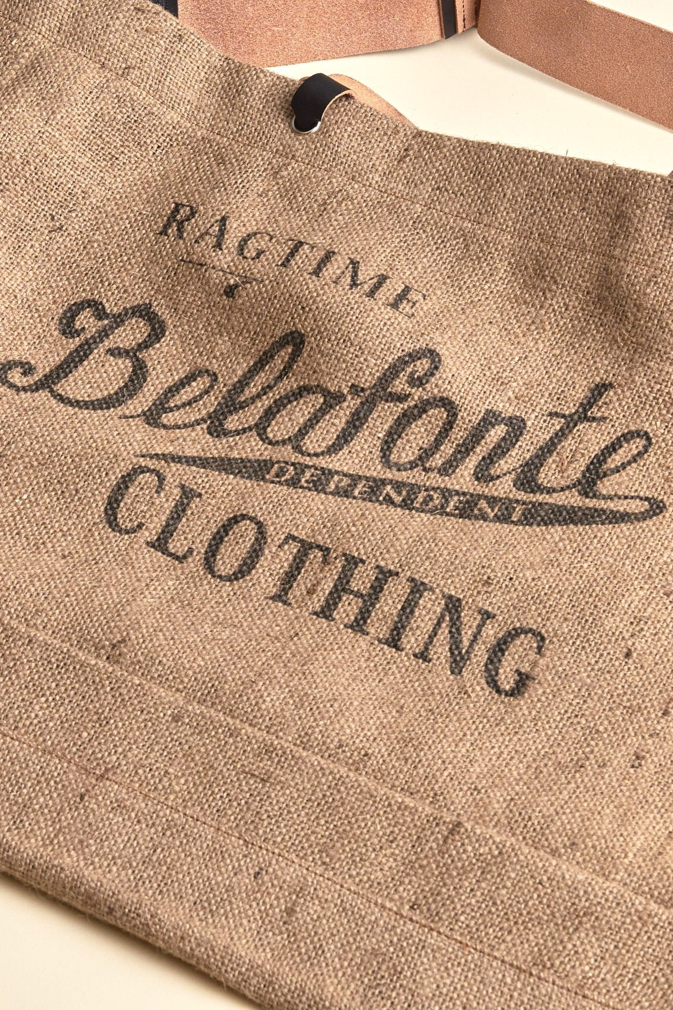 Belafonte Ragtime Store Script Bag - Jute Brown -Belafonte - URAHARA
