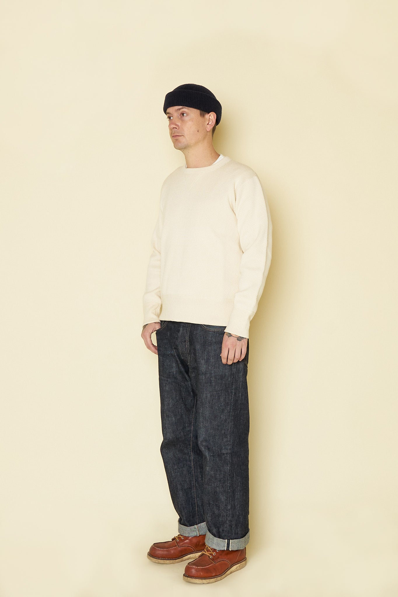 Belafonte Ragtime Super Heavy WV Thermal Sweatshirt - Soaping Ivory -Belafonte - URAHARA