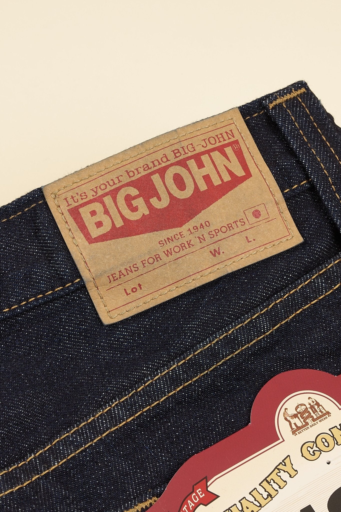 Big John 105 Standard Tapered Denim -Big John - URAHARA