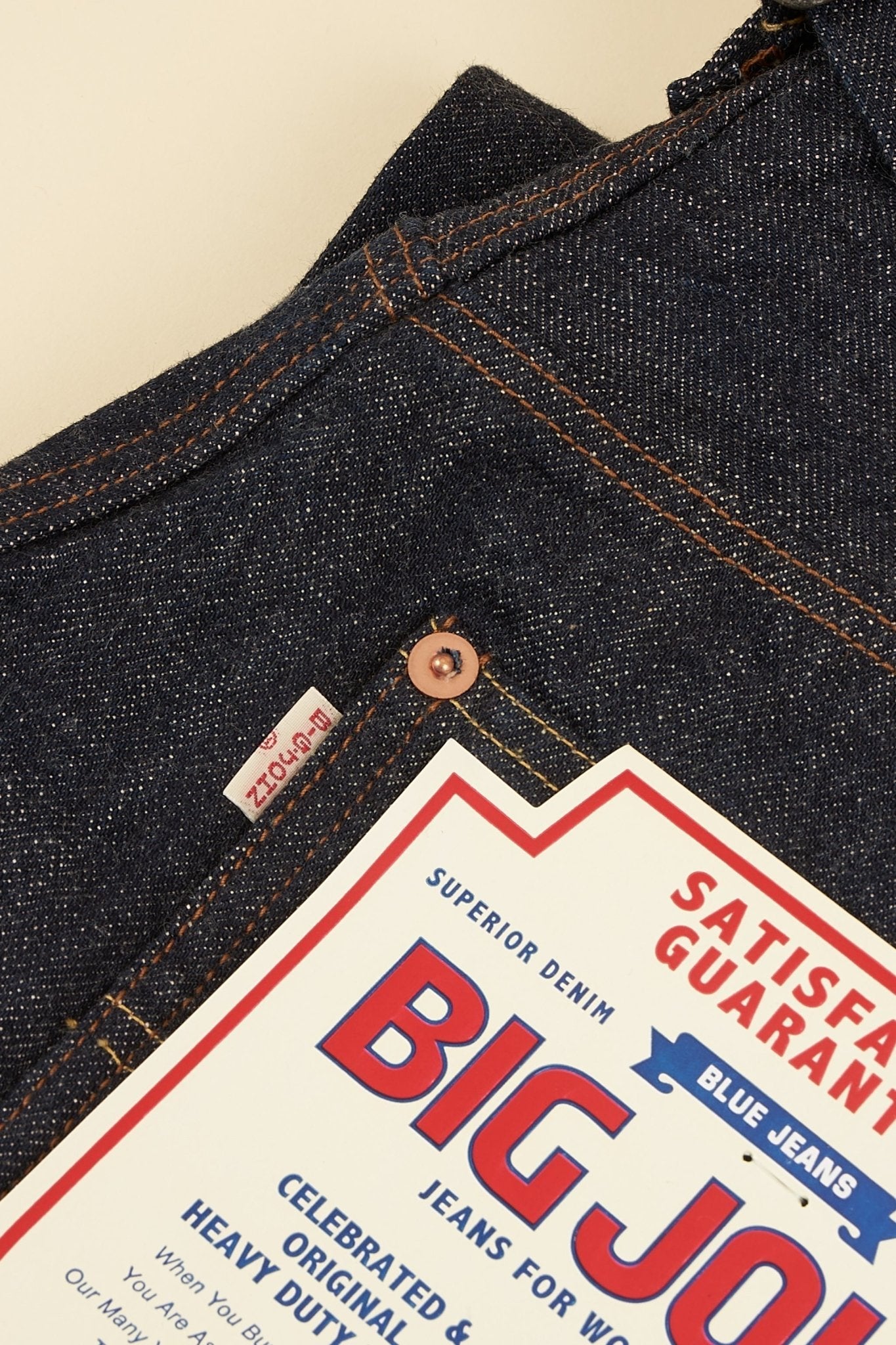 Big John Buckaroo Straight Selvedge Jeans - 14oz -Big John - URAHARA