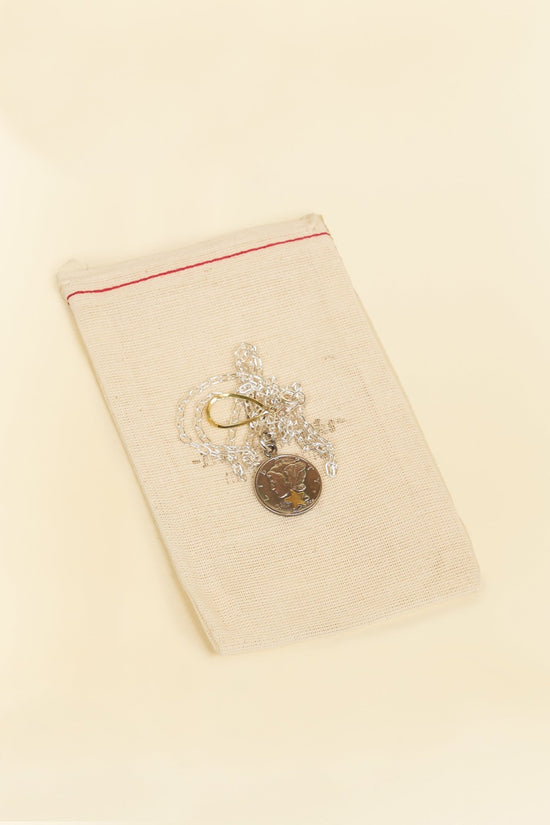 Button Works Mercury Dime Coin Necklace - Star