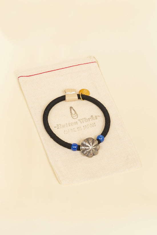 Button Works Mercury Dime Concho Bracelet Gum -Black & Blue