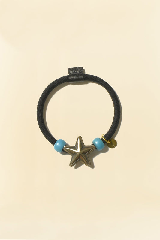 Button Works U.S.A. Star Concho Gum bracelet - Black -Button Works - URAHARA
